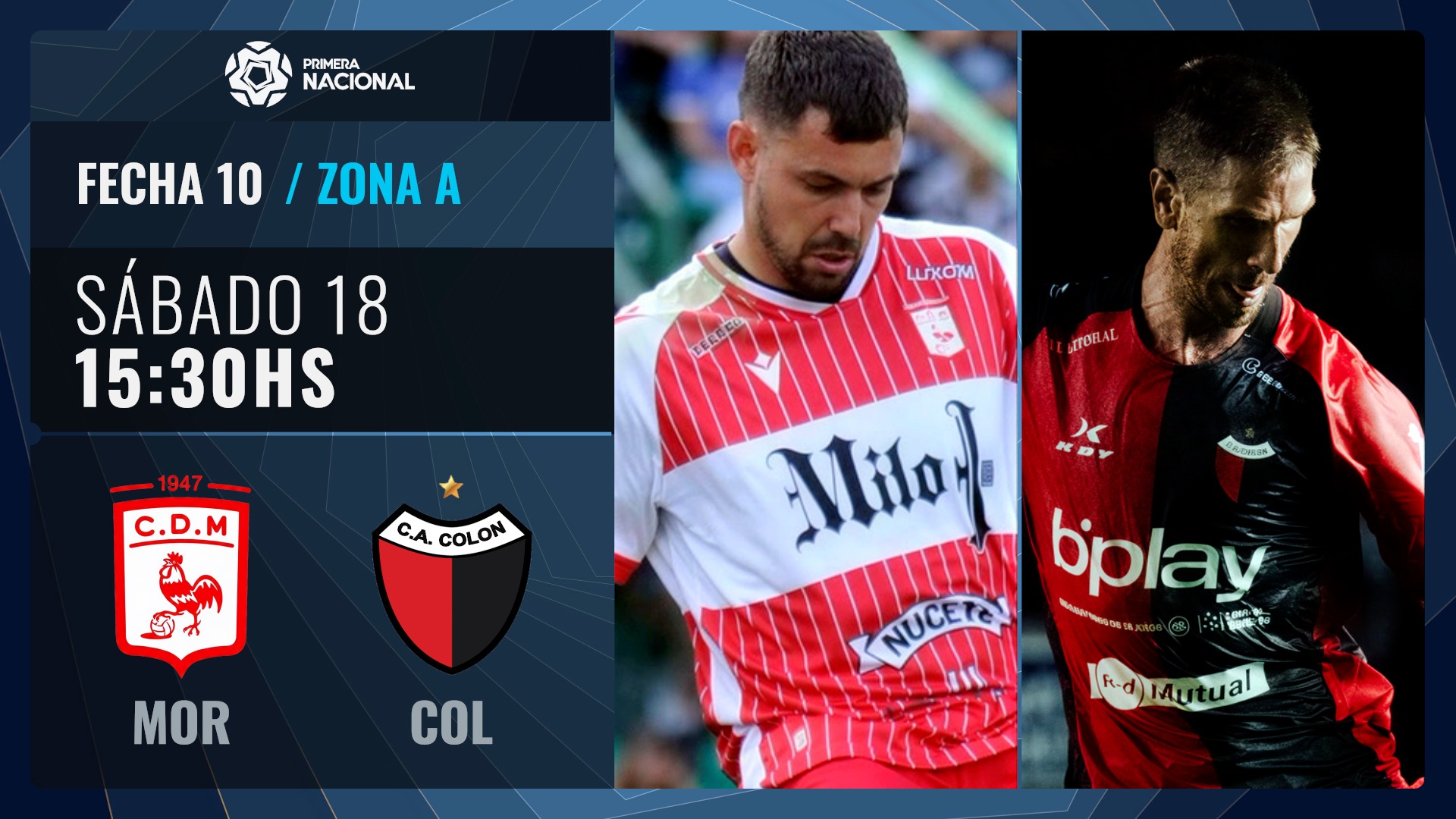 PROXIMAMENTE [15:00]: FECHA 10 - DEP. MORÓN VS COLÓN