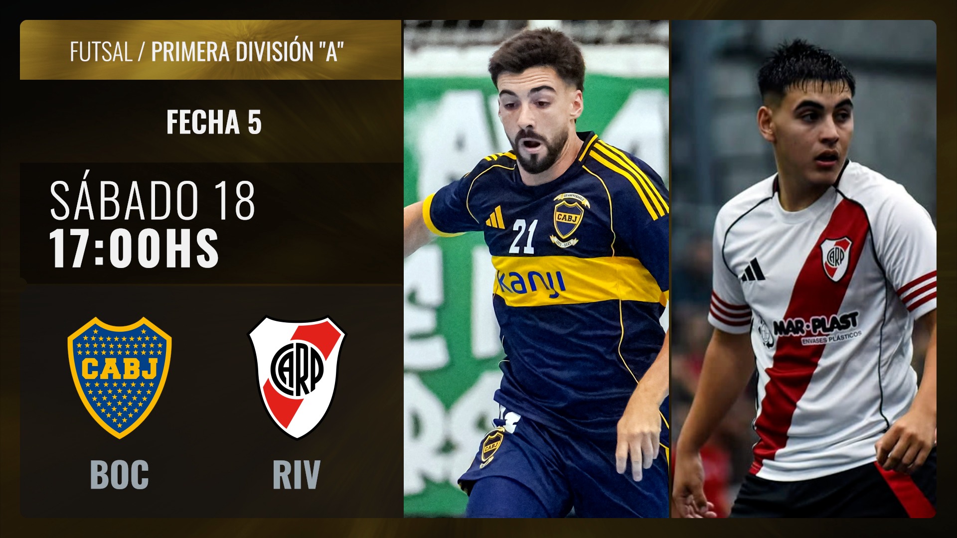 PROXIMAMENTE [16:30]: FECHA 5 - BOCA VS RIVER