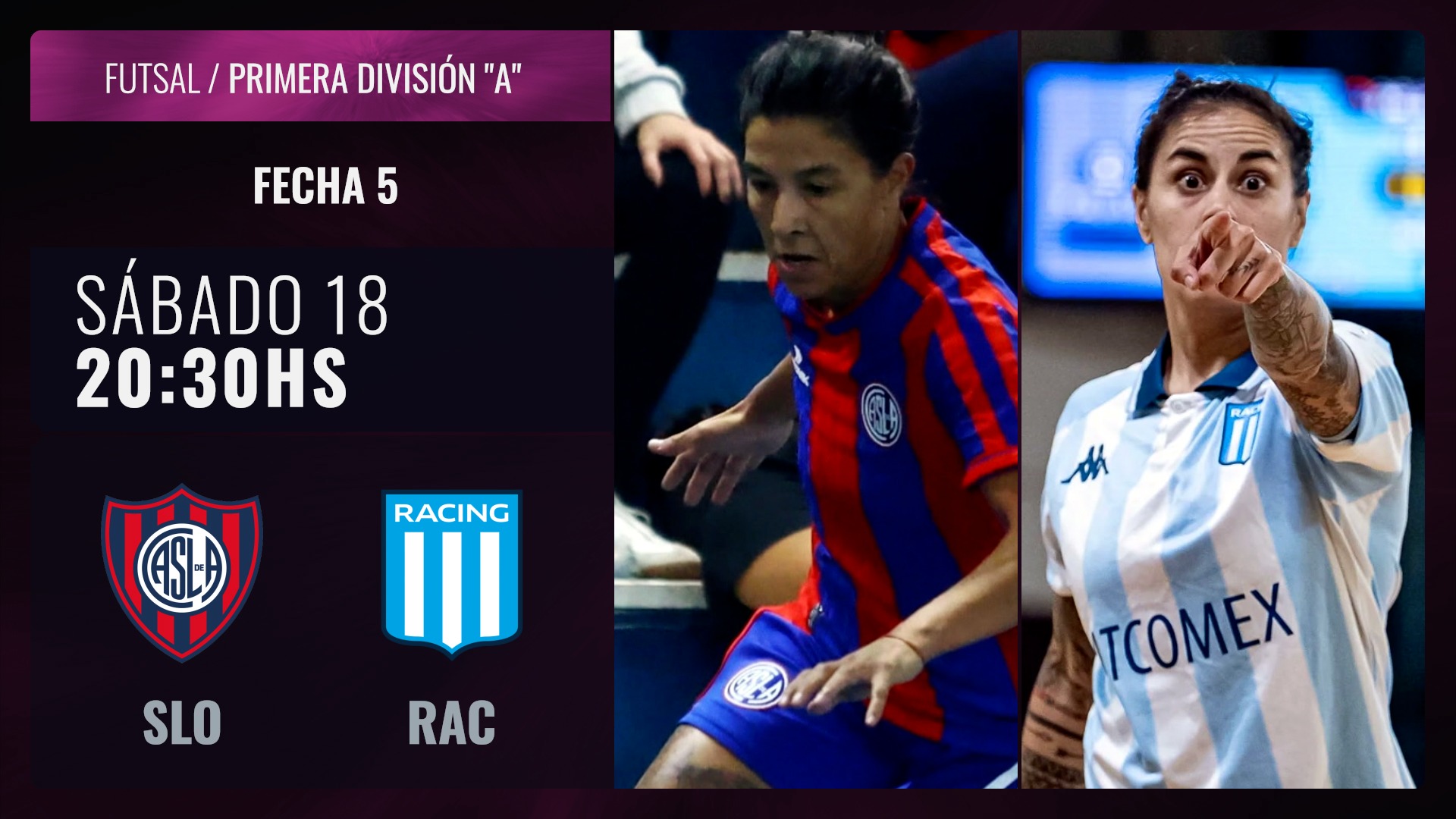 PROXIMAMENTE [20:00]: FECHA 5 - SAN LORENZO VS RACING