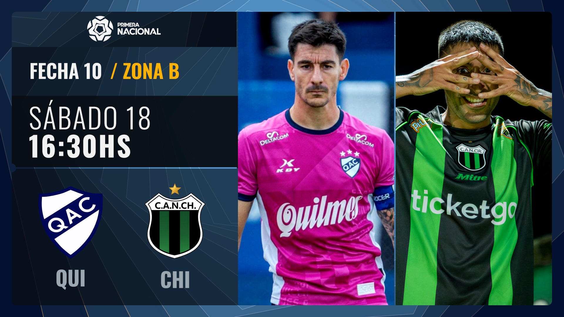 PROXIMAMENTE [16:00]: FECHA 10 - QUILMES VS NUEVA CHICAGO