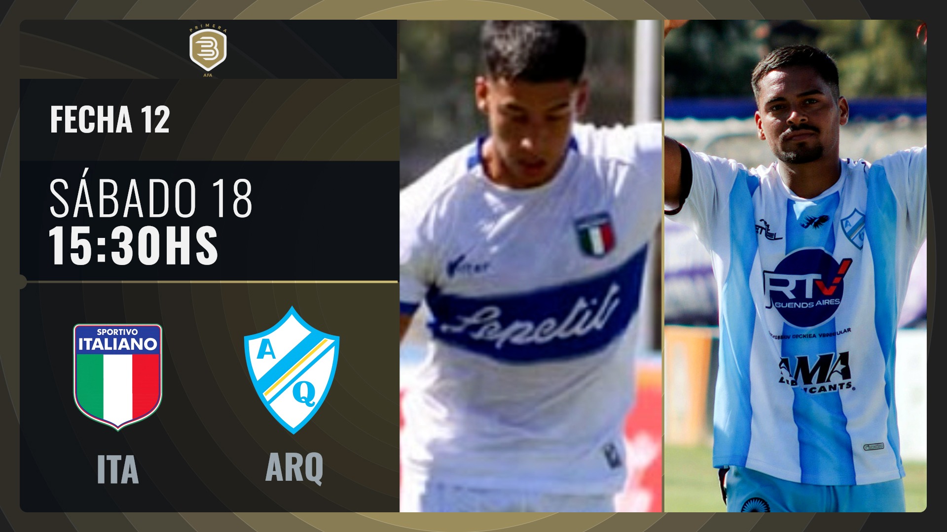 PROXIMAMENTE [15:00]: FECHA 12 - SP. ITALIANO VS ARG. DE QUILMES