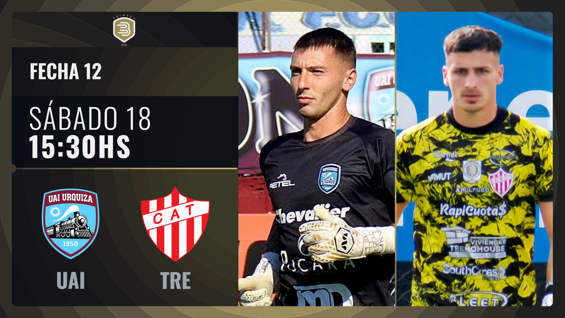 PROXIMAMENTE [15:00]: FECHA 12 - UAI URQUIZA VS TALLERES (RE)