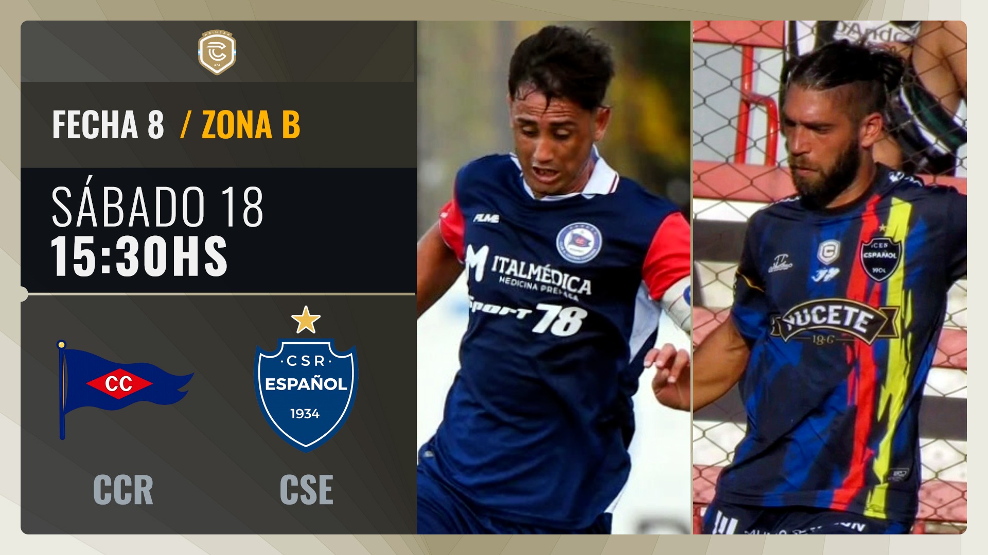PROXIMAMENTE [15:00]: FECHA 8 - CENTRAL CORDOBA (R) VS CENTRO ESPAÑOL