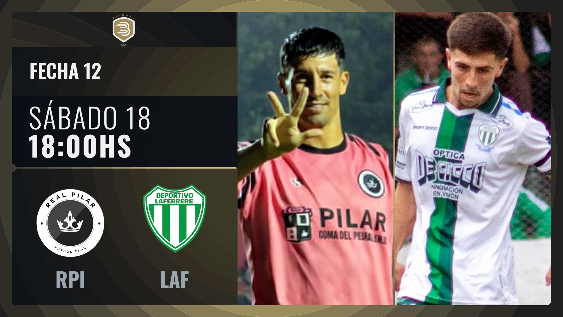 PROXIMAMENTE [17:30]: FECHA 12 - REAL PILAR VS DEP. LAFERRERE