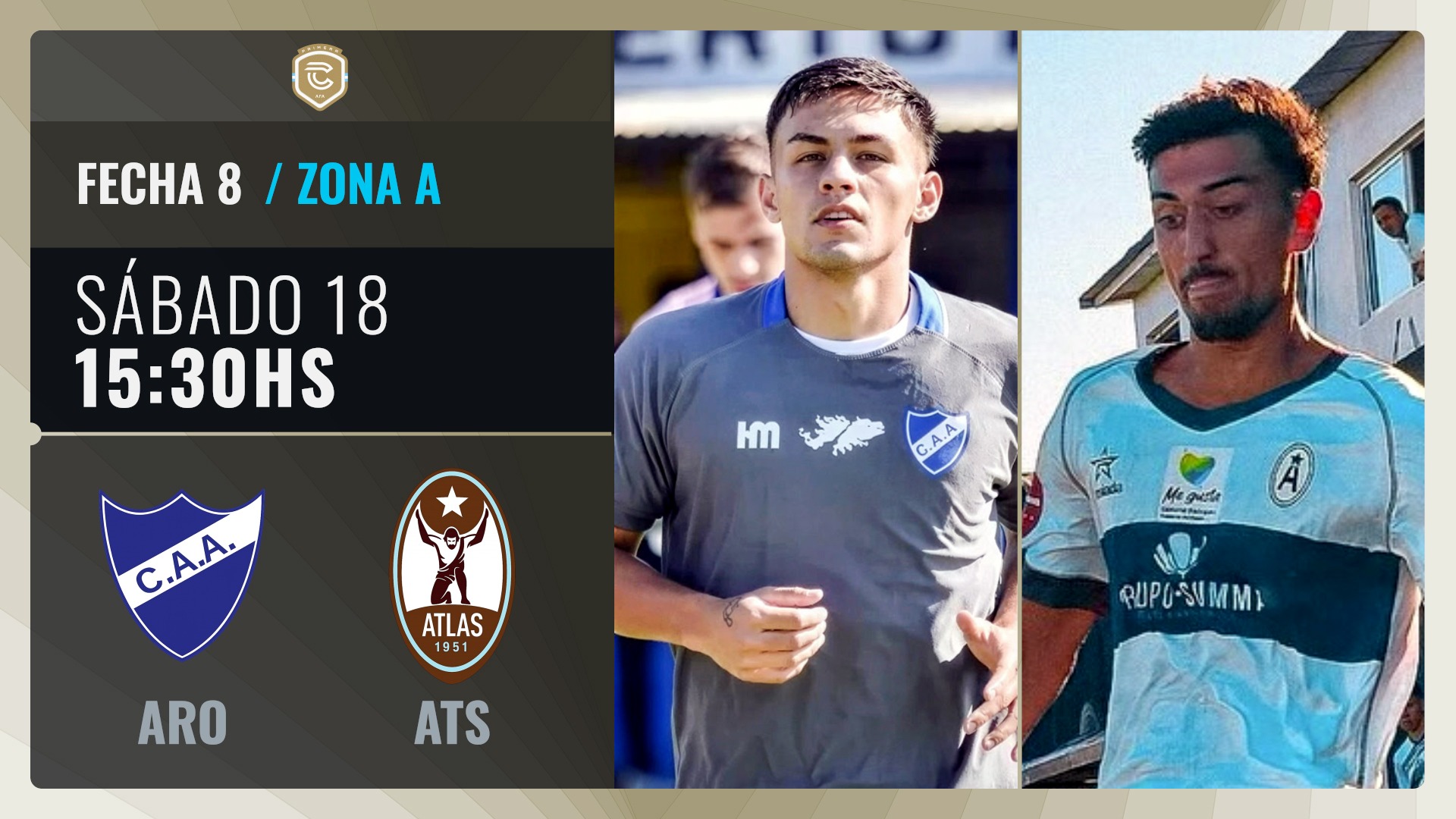 PROXIMAMENTE [15:00]: FECHA 8 - ARG. DE ROSARIO VS ATLAS